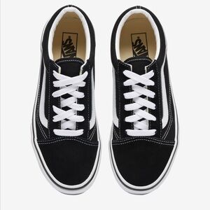 Vans Classic old skool Black and White Low-Tops youth kids size 11 to 3